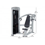 STEELFLEX MEGA POWER CHEST INCLINE PRESS MACHINE MIP1400