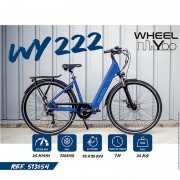 WHEELYOO WY 222 VELO ELECTRIQUE 28" MOTEUR ARR BLEU 540W