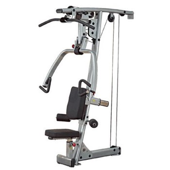 BODY-SOLID PRO DUAL MODULE CHEST VERTICAL PRESS & LAT MACHINE DPLS-S POUR STATION DGYM